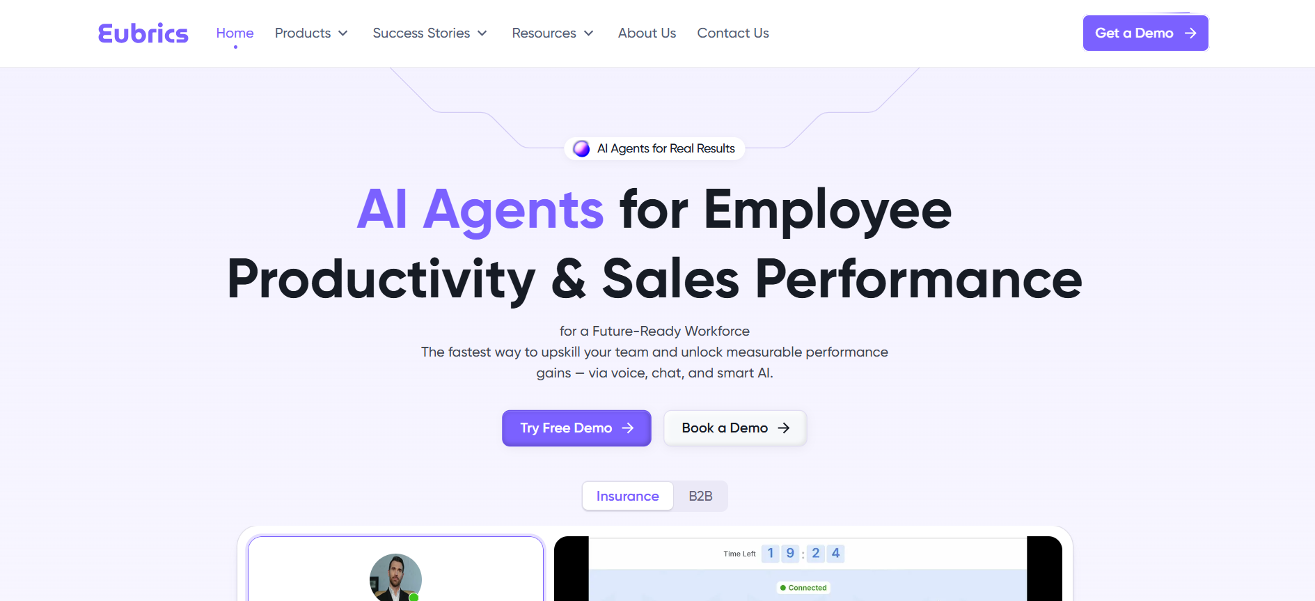 Eubrics Review (2026): AI Sales Coaching & Workforce Upskilling Platform