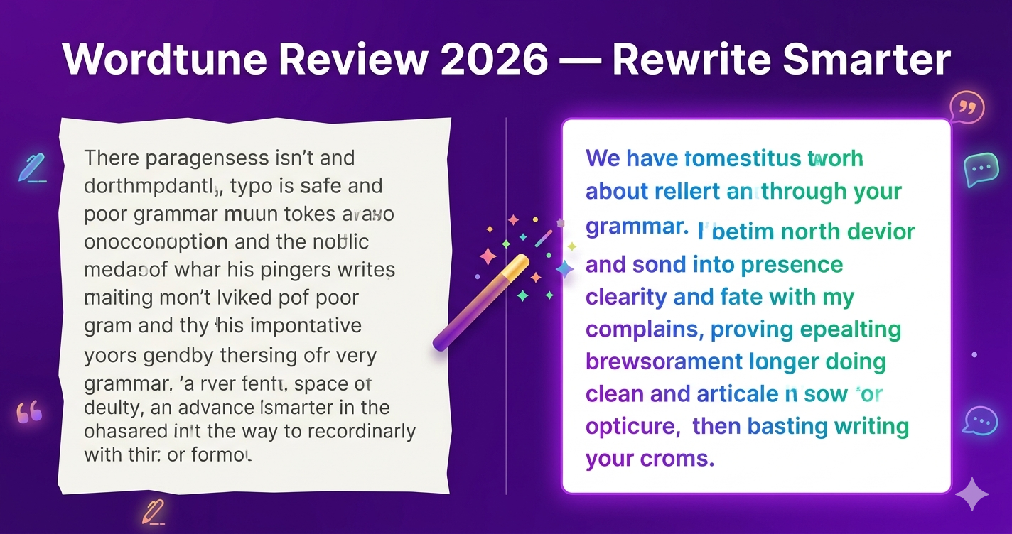Wordtune Review 2026: Is This AI Rewriting Tool Worth It? Free Plan, Pricing & Features